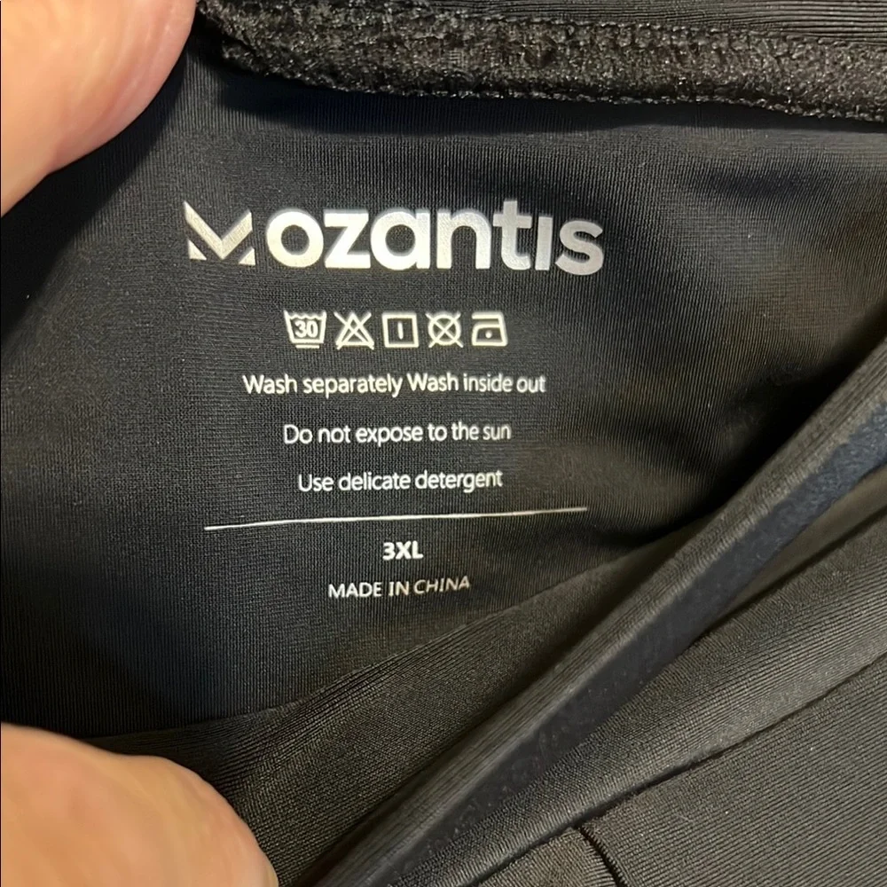 Mozantis‎ Black Padded Seat Cycling Shorts 3X
